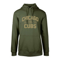 Adult Men's Chicago Cubs Levelwear Podium Line Up Pullover baseball Hoodie - Green Adult Men's Chicago Cubs Levelwear Podium Line Up Pullover baseball Hoodie - Green