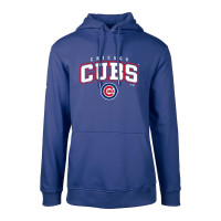Adult Men's Chicago Cubs Levelwear Podium Team Arch Pullover baseball Hoodie - Royal