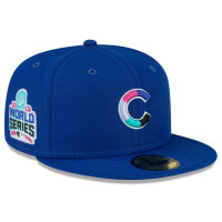 Adult Men's Chicago Cubs New Era 2016 World Series Polar Lights 59FIFTY Fitted Hat - Royal