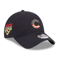 Adult Men's Chicago Cubs New Era 2023 Fourth of July 9TWENTY Adjustable Hat - Navy