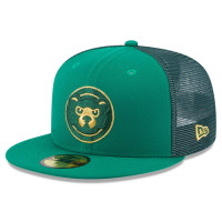 Adult Men's Chicago Cubs New Era 2023 St. Patrick's Day 59FIFTY Fitted Hat - Kelly Green
