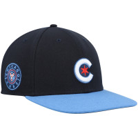 Adult Men's Chicago Cubs '47 2021 City Connect Captain Snapback Hat - Navy Adult Men's Chicago Cubs '47 2021 City Connect Captain Snapback Hat - Navy