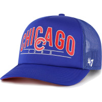 Adult Men's Chicago Cubs '47 Backhaul Foam Trucker Snapback Hat - Royal