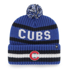 Adult Men's Chicago Cubs '47 Bering Cuffed Knit Hat with Pom - Royal