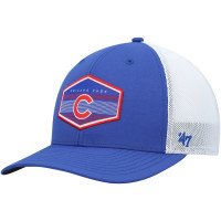 Adult Men's Chicago Cubs '47 Burgess Trucker Snapback Hat - Royal/White Adult Men's Chicago Cubs '47 Burgess Trucker Snapback Hat - Royal/White