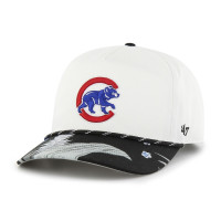 Adult Men's Chicago Cubs '47 Dark Tropic Hitch Snapback Hat - White