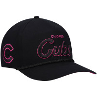 Adult Men's Chicago Cubs '47 Hitch Orchid Undervisor Snapback Hat - Black Adult Men's Chicago Cubs '47 Hitch Orchid Undervisor Snapback Hat - Black
