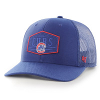 Adult Men's Chicago Cubs '47 Ridgeline Tonal Patch Trucker Adjustable Hat - Royal Adult Men's Chicago Cubs '47 Ridgeline Tonal Patch Trucker Adjustable Hat - Royal