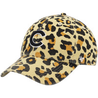 Women's Chicago Cubs '47 Bagheera Cheetah Clean up Adjustable Hat - Tan
