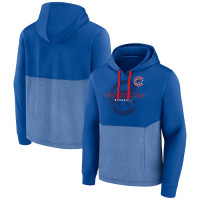 Adult Men's Chicago Cubs Call the Shots Pullover baseball Hoodie - Royal/Heather Royal Adult Men's Chicago Cubs Call the Shots Pullover baseball Hoodie - Royal/Heather Royal