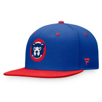 Adult Men's Chicago Cubs Cooperstown Collection Two-Tone Fitted Hat - Royal/Red