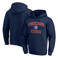 Adult Men's Chicago Cubs Heart & Soul Pullover baseball Hoodie - Navy