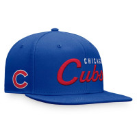 Adult Men's Chicago Cubs Script Snapback Hat - Royal