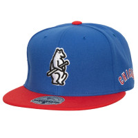 Adult Men's Chicago Cubs Mitchell & Ness Bases Loaded Fitted Hat - Royal/Red
