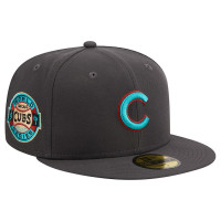 Adult Men's Chicago Cubs New Era Print Undervisor 59FIFTY Fitted Hat - Graphite Adult Men's Chicago Cubs New Era Print Undervisor 59FIFTY Fitted Hat - Graphite