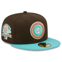 Adult Men's Chicago Cubs New Era Walnut Mint 59FIFTY Fitted Hat - Brown/Mint Adult Men's Chicago Cubs New Era Walnut Mint 59FIFTY Fitted Hat - Brown/Mint