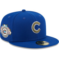 Adult Men's Chicago Cubs New Era 100th Anniversary Spring Training Botanical 59FIFTY Fitted Hat - Royal Adult Men's Chicago Cubs New Era 100th Anniversary Spring Training Botanical 59FIFTY Fitted Hat - Royal