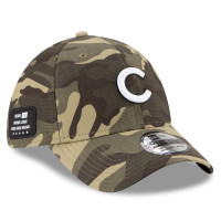 Adult Men's Chicago Cubs New Era 2021 Armed Forces Day 39THIRTY Flex Hat - Camo