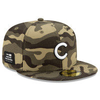 Adult Men's Chicago Cubs New Era 2021 Armed Forces Day On-Field 59FIFTY Fitted Hat - Camo