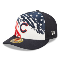 Adult Men's Chicago Cubs New Era 2022 4th of July Low Profile 59FIFTY Fitted Hat - Navy