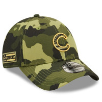 Adult Men's Chicago Cubs New Era 2022 Armed Forces Day 9FORTY Snapback Adjustable Hat - Camo