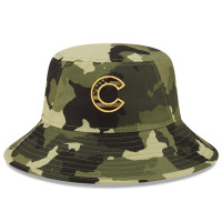 Adult Men's Chicago Cubs New Era 2022 Armed Forces Day Bucket Hat - Camo