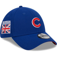 Adult Men's Chicago Cubs New Era 2023 World Tour: London Series Flag 39THIRTY Flex Hat - Royal
