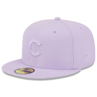 Adult Men's Chicago Cubs New Era 2023 Spring Color Basic 59FIFTY Fitted Hat - Lavender
