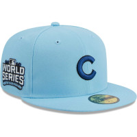 Adult Men's Chicago Cubs New Era 59FIFTY Fitted Hat - Light Blue
