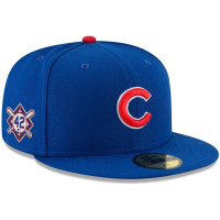 Adult Men's Chicago Cubs New Era Jackie Robinson Day Sidepatch 59FIFTY Fitted Hat - Royal