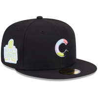 Adult Men's Chicago Cubs New Era Multi-Color Pack 59FIFTY Fitted Hat - Black