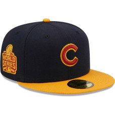 Adult Men's Chicago Cubs New Era Primary Logo 59FIFTY Fitted Hat - Navy/Gold