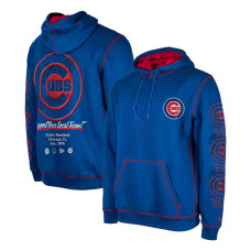 Adult Men's Chicago Cubs New Era Team Split Pullover baseball Hoodie - Royal