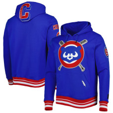 Adult Men's Chicago Cubs Pro Standard Mash Up Logo Pullover baseball Hoodie - Royal