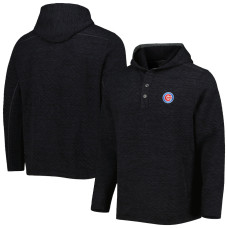 Adult Men's Chicago Cubs Tommy Bahama Queensland Quilted baseball Hoodie - Black