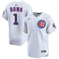 Men's Chicago Cubs #1 Larry Bowa White Home Limited Retired Player Jersey Men's Chicago Cubs #1 Larry Bowa White Home Limited Retired Player Jersey