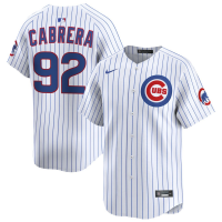 Youth Chicago Cubs #92 Génesis Cabrera White Home Player Limited Jersey