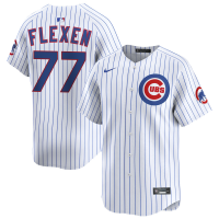 Youth Chicago Cubs #77 Chris Flexen White Home Player Limited Jersey