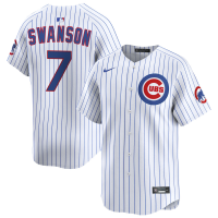 Youth Chicago Cubs #7 Dansby Swanson White Home Player Limited Jersey Youth Chicago Cubs #7 Dansby Swanson White Home Player Limited Jersey