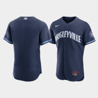 Men's Chicago Cubs Navy 2021 City Connect Authentic Jersey