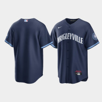 Men's Chicago Cubs Navy 2021 City Connect Replica Jersey