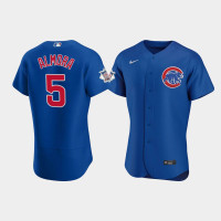 Men's Chicago Cubs #5 Albert Almora Jr. Royal Authentic 2020 Alternate Jersey Men's Chicago Cubs #5 Albert Almora Jr. Royal Authentic 2020 Alternate Jersey