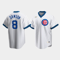 Men's Chicago Cubs #8 Andre Dawson Cooperstown Collection Home Nike White Jersey Men's Chicago Cubs #8 Andre Dawson Cooperstown Collection Home Nike White Jersey