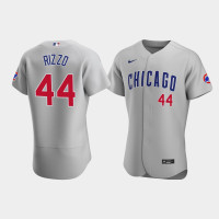 Men's Chicago Cubs #44 Anthony Rizzo Gray Authentic 2020 Road Jersey Men's Chicago Cubs #44 Anthony Rizzo Gray Authentic 2020 Road Jersey