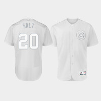 Men's Chicago Cubs Authentic #20 Brandon Kintzler 2019 Players' Weekend White Salt Jersey Men's Chicago Cubs Authentic #20 Brandon Kintzler 2019 Players' Weekend White Salt Jersey