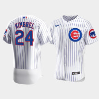 Men's Chicago Cubs #24 Craig Kimbrel White Authentic Nike Jersey