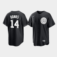 Chicago Cubs Ernie Banks Black Alternate Fashion Replica Jersey Chicago Cubs Ernie Banks Black Alternate Fashion Replica Jersey