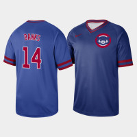 Men's Chicago Cubs Ernie Banks #14 Royal Cooperstown Collection V-Neck Legend Jersey Men's Chicago Cubs Ernie Banks #14 Royal Cooperstown Collection V-Neck Legend Jersey