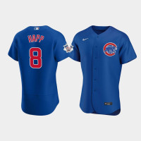 Men's Chicago Cubs #8 Ian Happ Royal Authentic 2020 Alternate Jersey Men's Chicago Cubs #8 Ian Happ Royal Authentic 2020 Alternate Jersey