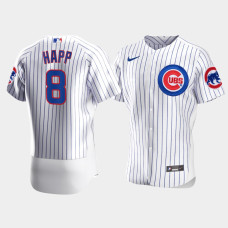 Men's Chicago Cubs #8 Ian Happ White Authentic Nike Jersey Men's Chicago Cubs #8 Ian Happ White Authentic Nike Jersey